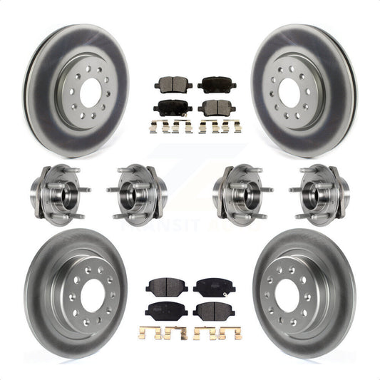 [Avant + Arrière] Kit d'ensemble roulement de roue et moyeu pour 2017-2018 Buick LaCrosse AWD avec 17" Factory Wheels KBB-123609 par Transit Auto