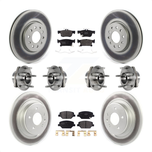 [Avant + Arrière] Kit d'ensemble roulement de roue et moyeu pour Buick Envision avec 315mm Diameter Rotor KBB-123610 par Transit Auto