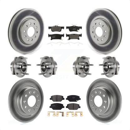 [Avant + Arrière] Kit d'ensemble roulement de roue et moyeu pour Buick Envision avec 288mm Diameter Rotor KBB-123611 par Transit Auto