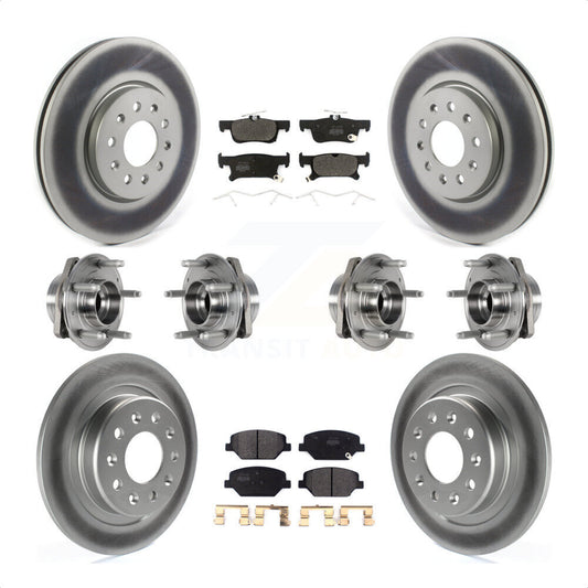 [Avant + Arrière] Kit d'ensemble roulement de roue et moyeu pour Buick Envision avec 288mm Diameter Rotor KBB-123611 par Transit Auto