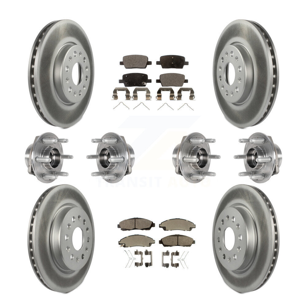 [Avant + Arrière] Kit d'ensemble roulement de roue et moyeu pour 2018-2020 Chevrolet Traverse 4WD KBB-123615