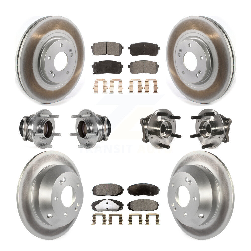 [Avant + Arrière] Kit d'ensemble roulement de roue et moyeu pour 2015-2019 Kia Sedona KBB-123618