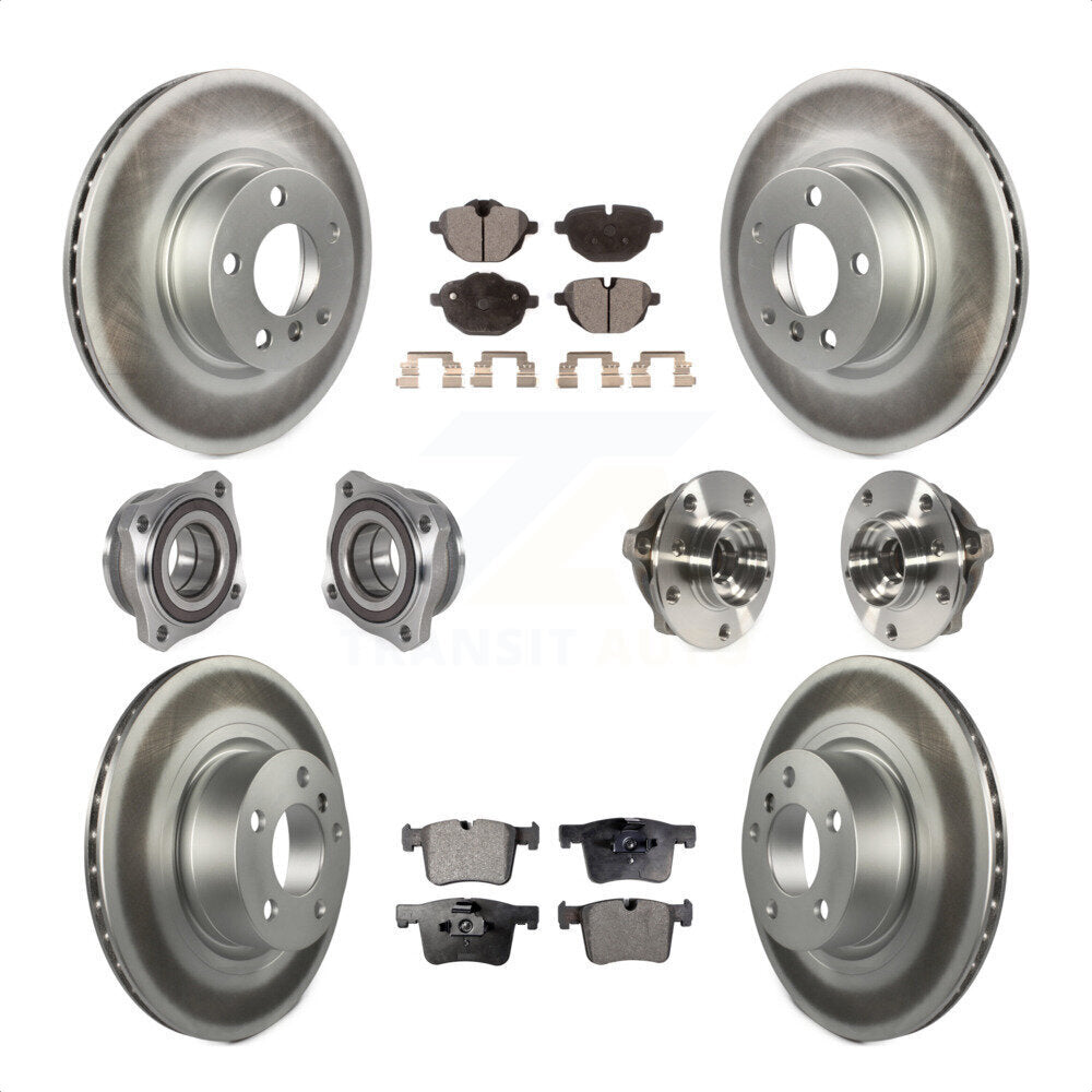 [Avant + Arrière] Kit d'ensemble roulement de roue et moyeu pour BMW X3 X4 KBB-123619 par Transit Auto