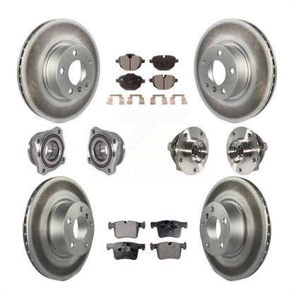[Avant + Arrière] Kit d'ensemble roulement de roue et moyeu pour BMW X3 X4 KBB-123619 par Transit Auto