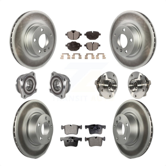 [Avant + Arrière] Kit d'ensemble roulement de roue et moyeu pour BMW X3 X4 KBB-123619 par Transit Auto