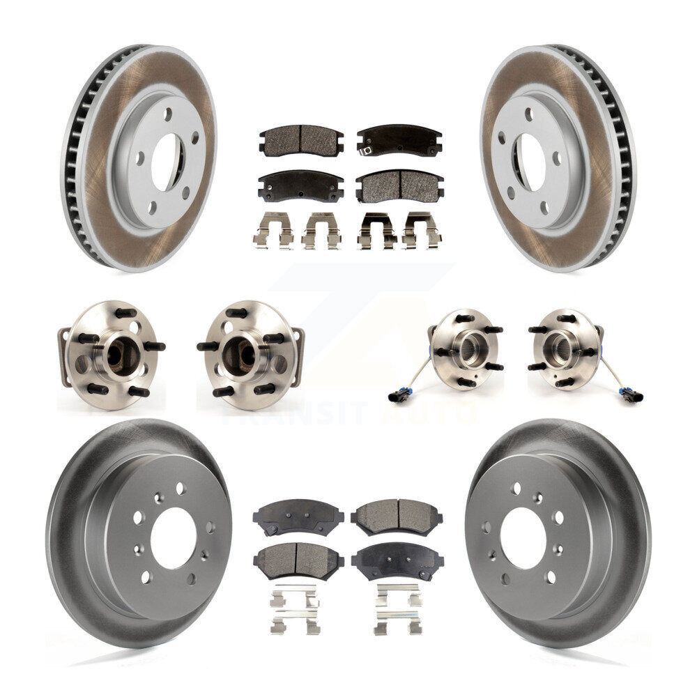 [Avant + Arrière] Kit d'ensemble roulement de roue et moyeu pour Buick Pontiac Grand Prix Chevrolet Venture Regal Century Oldsmobile Intrigue KBB-123620
