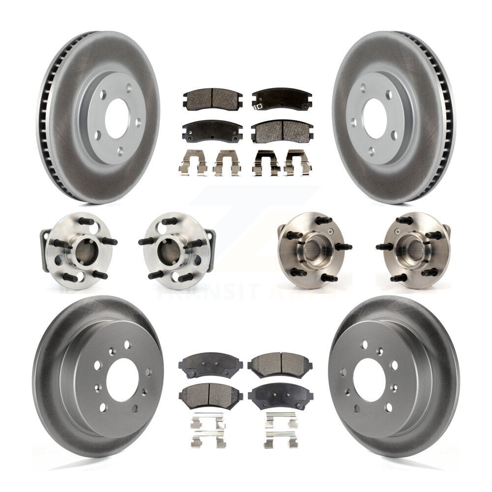 [Avant + Arrière] Kit d'ensemble roulement de roue et moyeu pour Chevrolet Impala Monte Carlo Non-ABS KBB-123622