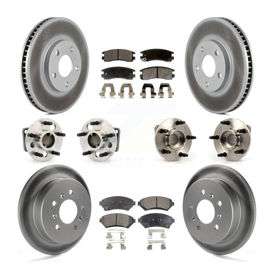 [Avant + Arrière] Kit d'ensemble roulement de roue et moyeu pour Chevrolet Impala Monte Carlo Non-ABS KBB-123622