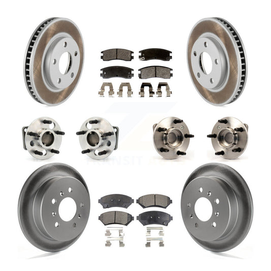 [Avant + Arrière] Kit d'ensemble roulement de roue et moyeu pour Buick Century Regal Pontiac Grand Prix Non-ABS KBB-123624