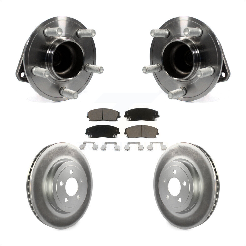 [Avant] Kit d'ensemble roulement de roue et moyeu pour 2015-2018 Dodge Charger RWD avec 3.6L 345mm Diameter Rotor KBB-123647