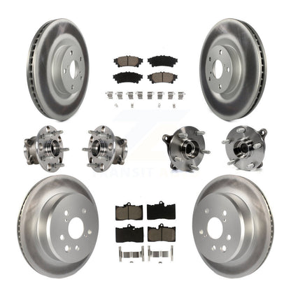 [Avant + Arrière] Kit d'ensemble roulement de roue et moyeu pour Lexus GS350 IS300 IS350 RC350 RC300 KBB-123661
