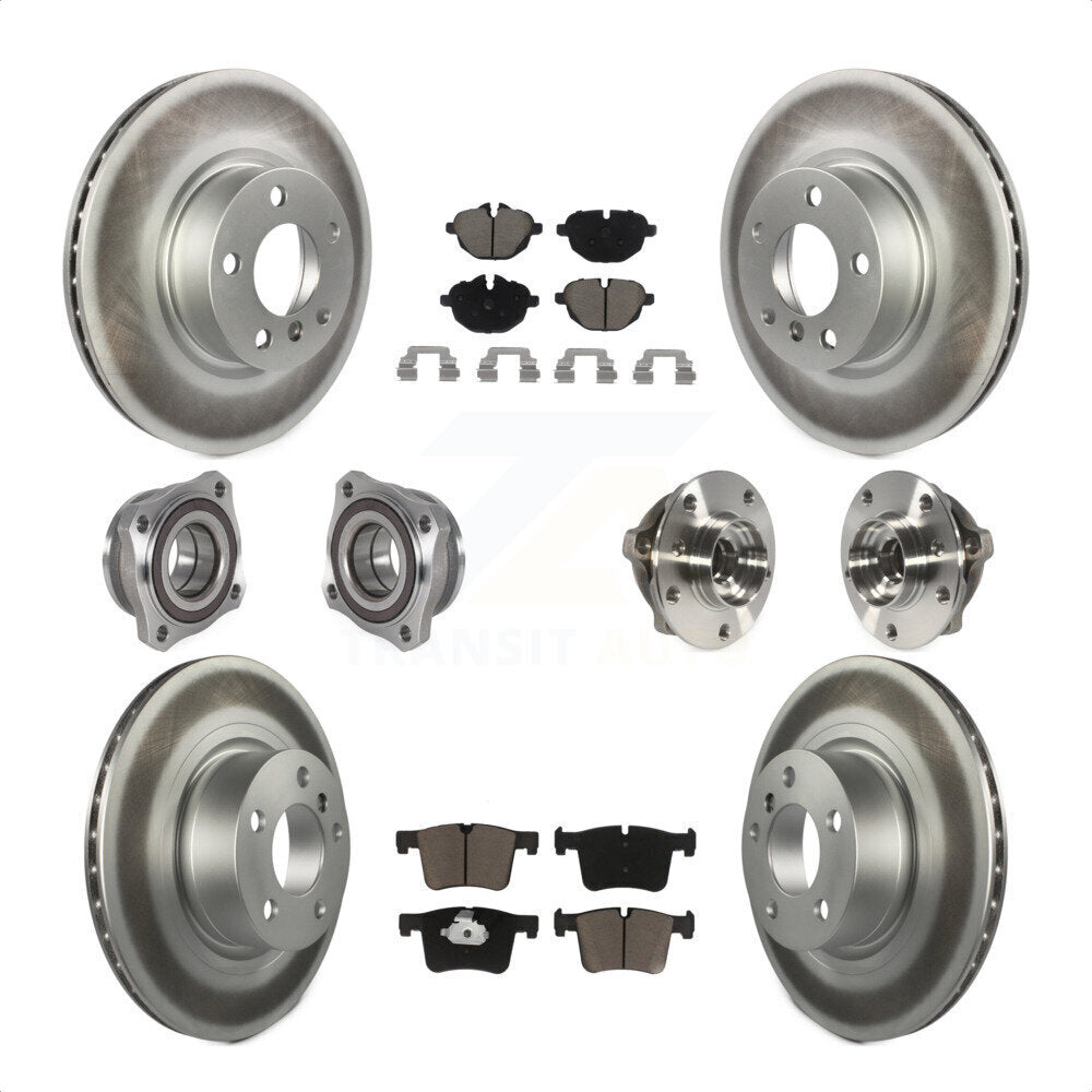 [Avant + Arrière] Kit d'ensemble roulement de roue et moyeu pour BMW X3 X4 KBB-123666 par Transit Auto
