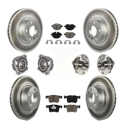 [Avant + Arrière] Kit d'ensemble roulement de roue et moyeu pour BMW X3 X4 KBB-123666 par Transit Auto