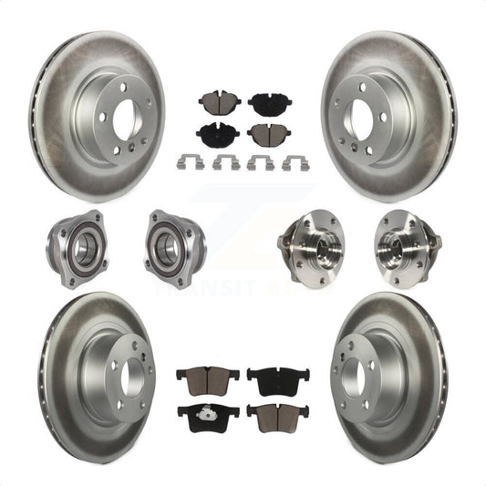 [Avant + Arrière] Kit d'ensemble roulement de roue et moyeu pour BMW X3 X4 KBB-123666 par Transit Auto