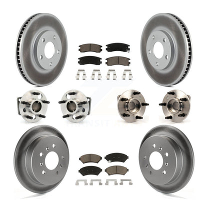 [Avant + Arrière] Kit d'ensemble roulement de roue et moyeu pour Chevrolet Impala Monte Carlo Non-ABS KBB-123668