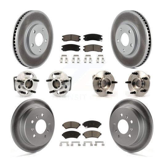 [Avant + Arrière] Kit d'ensemble roulement de roue et moyeu pour Chevrolet Impala Monte Carlo Non-ABS KBB-123668