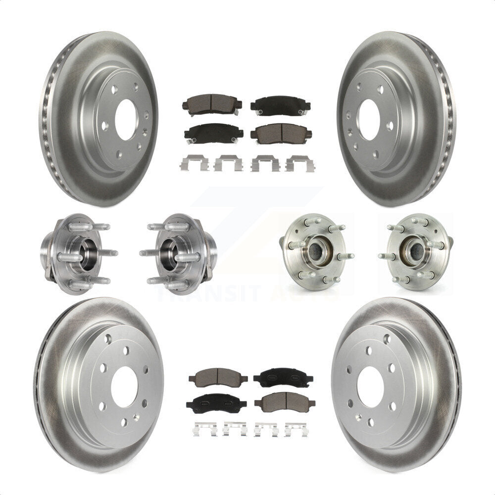 [Avant + Arrière] Kit d'ensemble roulement de roue et moyeu pour 2017 Buick Enclave AWD KBB-123671 par Transit Auto
