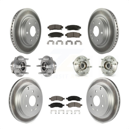 [Avant + Arrière] Kit d'ensemble roulement de roue et moyeu pour 2017 Buick Enclave AWD KBB-123671 par Transit Auto