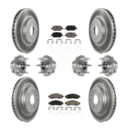 [Avant + Arrière] Kit d'ensemble roulement de roue et moyeu pour 2018-2020 Chevrolet Traverse 4WD KBB-123673