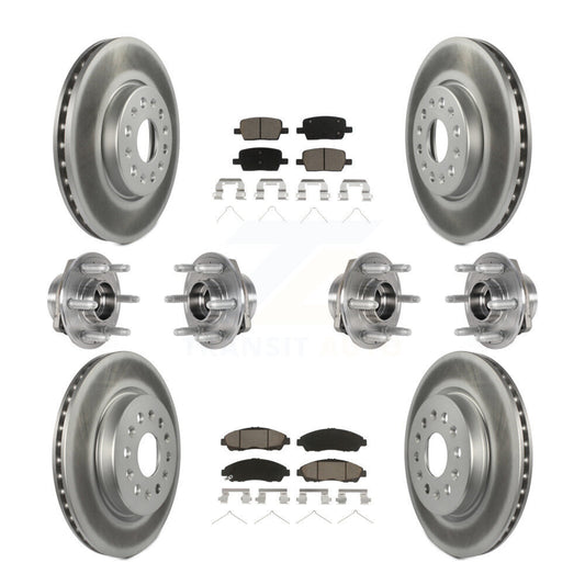 [Avant + Arrière] Kit d'ensemble roulement de roue et moyeu pour 2018-2020 Chevrolet Traverse 4WD KBB-123673
