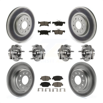 [Avant + Arrière] Kit d'ensemble roulement de roue et moyeu pour Buick Envision avec 288mm Diameter Rotor KBB-123676 par Transit Auto