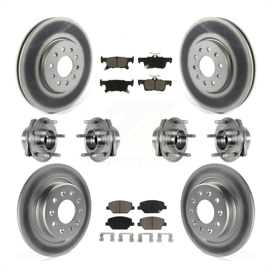 [Avant + Arrière] Kit d'ensemble roulement de roue et moyeu pour Buick Envision avec 288mm Diameter Rotor KBB-123676 par Transit Auto
