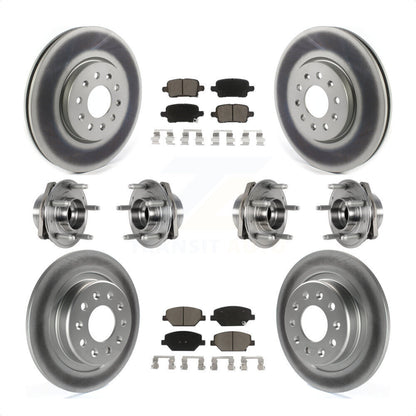 [Avant + Arrière] Kit d'ensemble roulement de roue et moyeu pour 2017-2018 Buick LaCrosse AWD avec 17" Factory Wheels KBB-123677 par Transit Auto