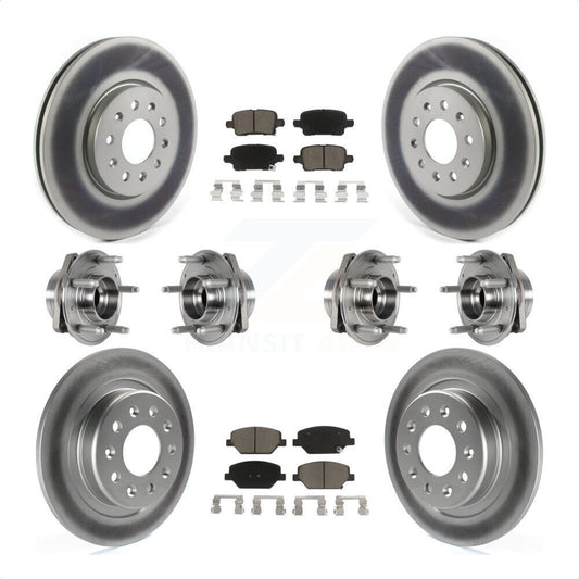 [Avant + Arrière] Kit d'ensemble roulement de roue et moyeu pour 2017-2018 Buick LaCrosse AWD avec 17" Factory Wheels KBB-123677 par Transit Auto