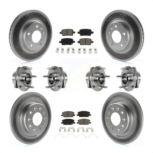 [Avant + Arrière] Kit d'ensemble roulement de roue et moyeu pour 2017-2018 Buick LaCrosse AWD avec 16" Factory Wheels KBB-123678 par Transit Auto