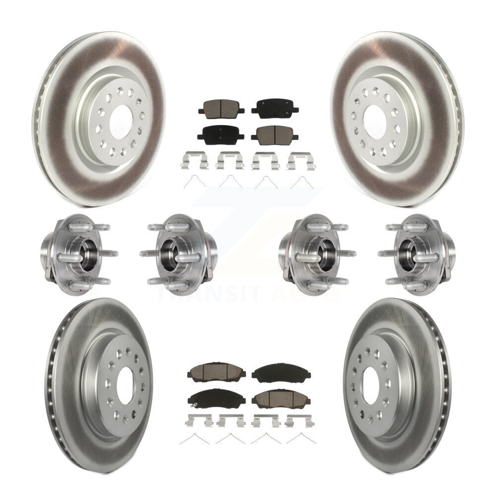 [Avant + Arrière] Kit d'ensemble roulement de roue et moyeu pour 2018-2019 Cadillac XT5 4WD KBB-123679