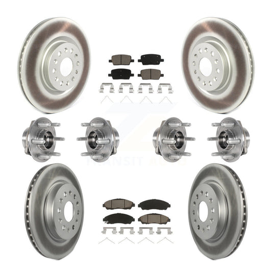 [Avant + Arrière] Kit d'ensemble roulement de roue et moyeu pour 2018-2019 Cadillac XT5 4WD KBB-123679