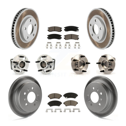 [Avant + Arrière] Kit d'ensemble roulement de roue et moyeu pour Buick Century Regal Pontiac Grand Prix Non-ABS KBB-123689