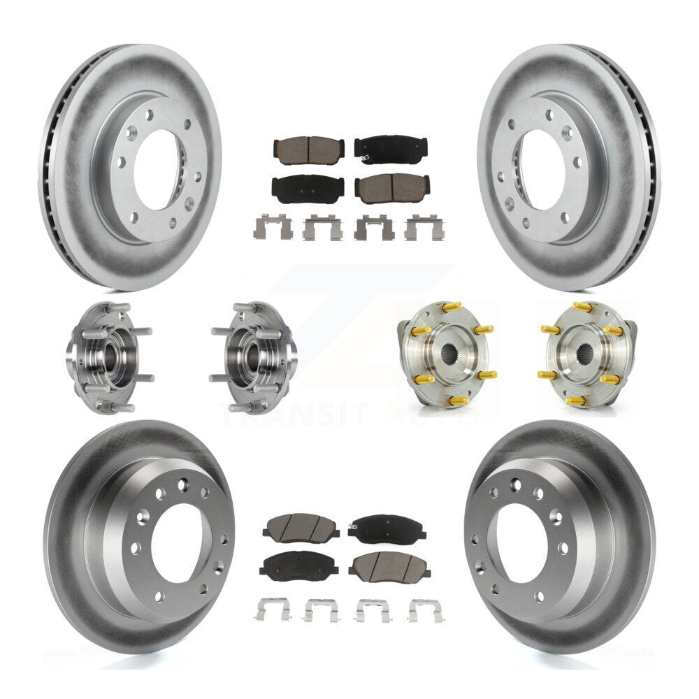 [Avant + Arrière] Kit d'ensemble roulement de roue et moyeu pour Kia Sedona Hyundai Entourage To 04/27/06 KBB-123694