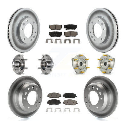 [Avant + Arrière] Kit d'ensemble roulement de roue et moyeu pour Kia Sedona Hyundai Entourage To 04/27/06 KBB-123694