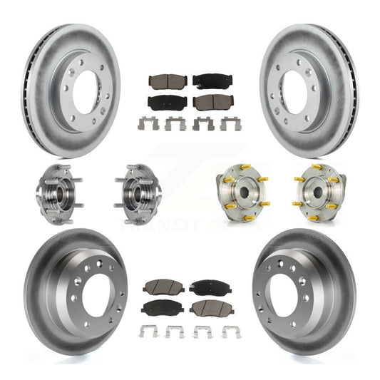 [Avant + Arrière] Kit d'ensemble roulement de roue et moyeu pour Kia Sedona Hyundai Entourage To 04/27/06 KBB-123694