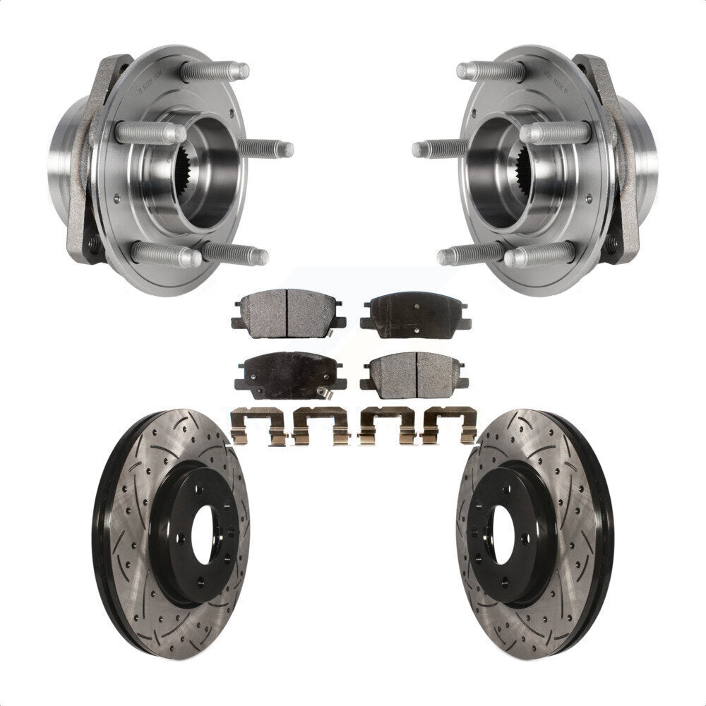 [Avant] Kit d'ensemble roulement de roue et moyeu pour Chevrolet Malibu Buick LaCrosse Regal Sportback TourX KBB-123709 par Transit Auto