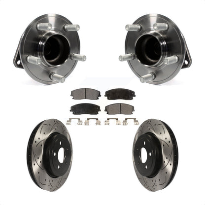 [Avant] Kit d'ensemble roulement de roue et moyeu pour 2015-2018 Dodge Charger RWD avec 3.6L 345mm Diameter Rotor KBB-123715