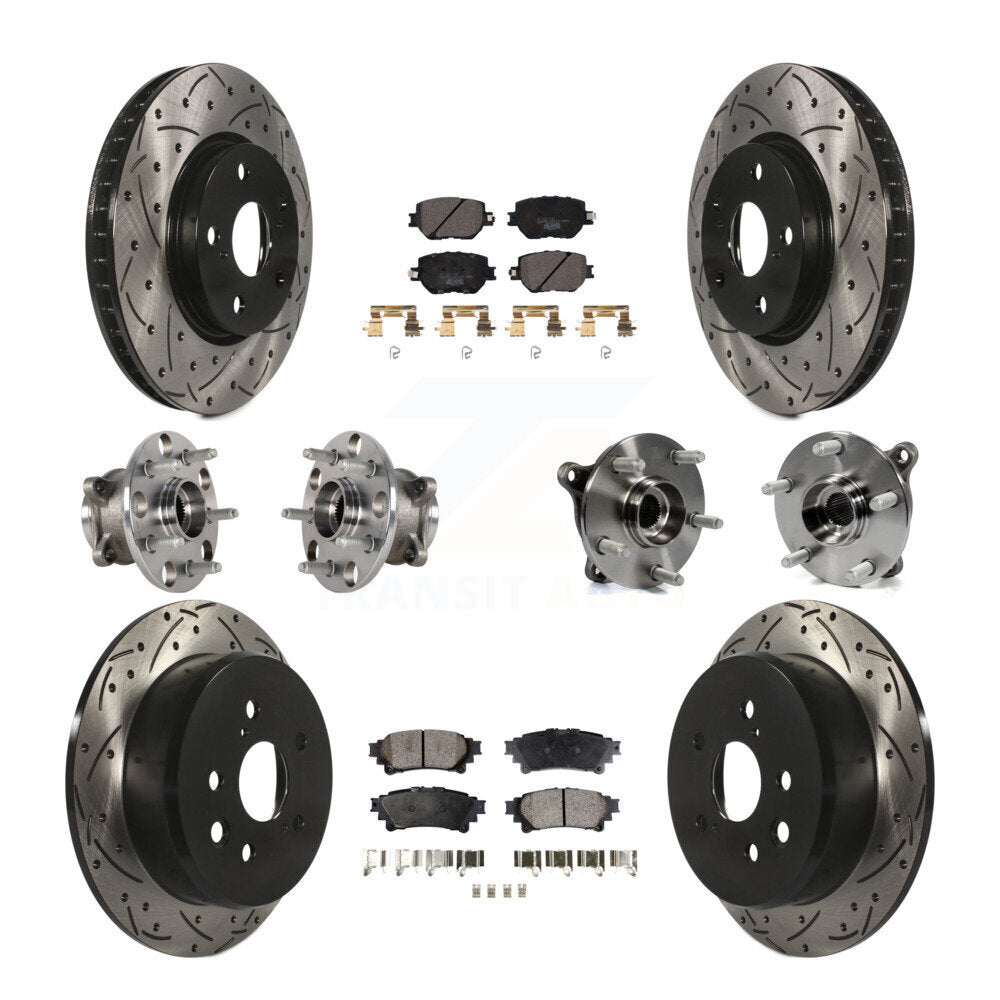 [Avant + Arrière] Kit d'ensemble roulement de roue et moyeu pour Lexus IS250 KBB-123724