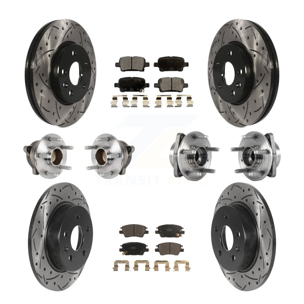 [Avant + Arrière] Kit d'ensemble roulement de roue et moyeu pour Chevrolet Volt Bolt EV KBB-123729