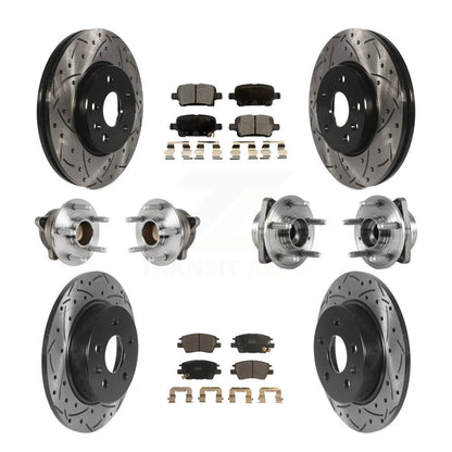 [Avant + Arrière] Kit d'ensemble roulement de roue et moyeu pour Chevrolet Volt Bolt EV KBB-123729