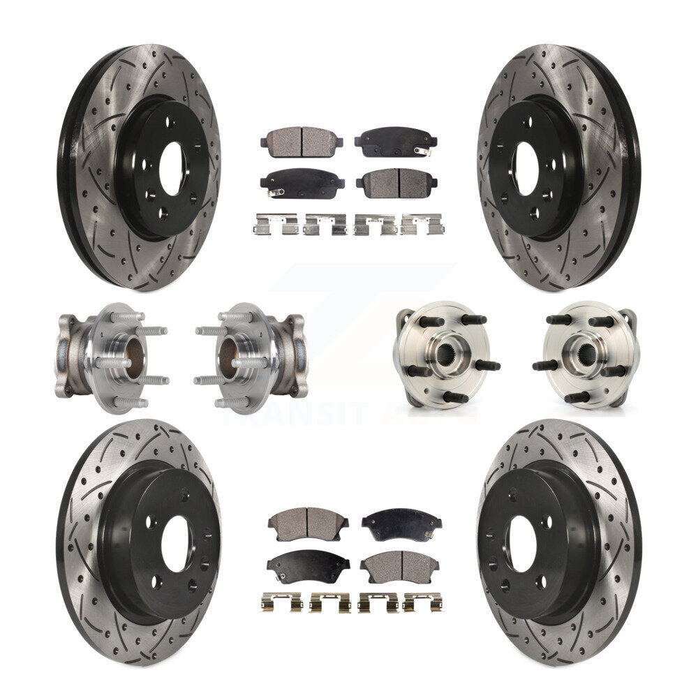 [Avant + Arrière] Kit d'ensemble roulement de roue et moyeu pour Chevrolet Cruze Limited KBB-123730