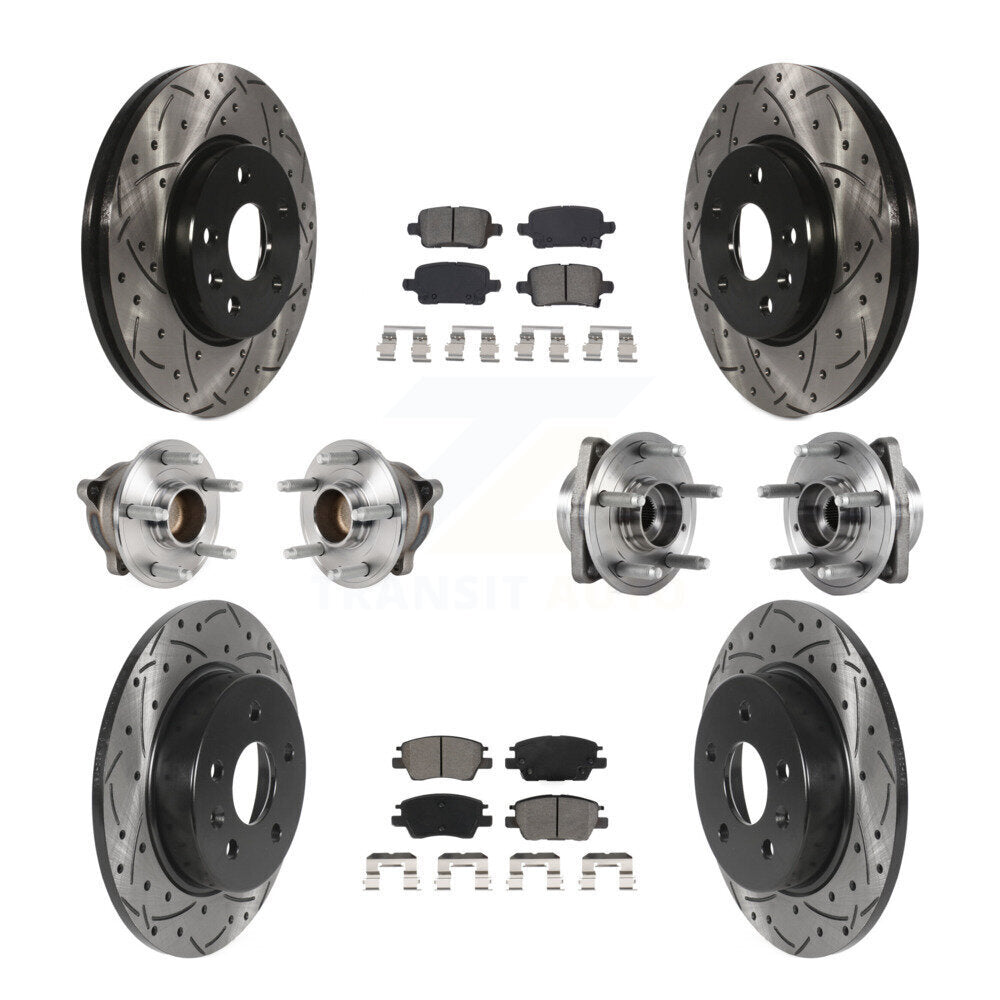 [Avant + Arrière] Kit d'ensemble roulement de roue et moyeu pour Chevrolet Volt Bolt EV KBB-123759