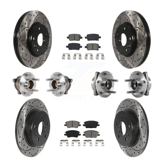[Avant + Arrière] Kit d'ensemble roulement de roue et moyeu pour Chevrolet Volt Bolt EV KBB-123759