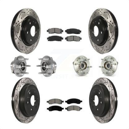 [Avant + Arrière] Kit d'ensemble roulement de roue et moyeu pour 2017 Buick Enclave AWD KBB-123763 par Transit Auto