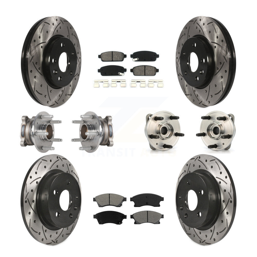 [Avant + Arrière] Kit d'ensemble roulement de roue et moyeu pour Chevrolet Cruze Limited KBB-123768