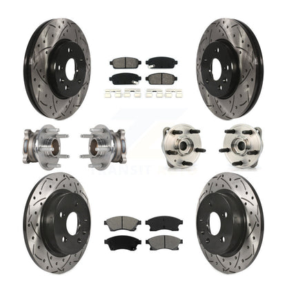 [Avant + Arrière] Kit d'ensemble roulement de roue et moyeu pour Chevrolet Cruze Limited KBB-123768