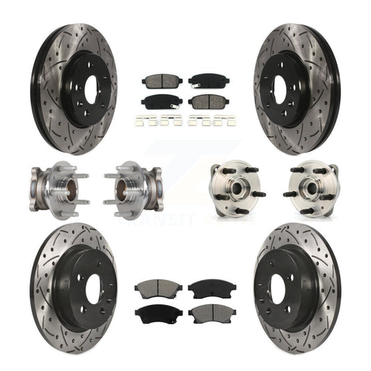 [Avant + Arrière] Kit d'ensemble roulement de roue et moyeu pour Chevrolet Cruze Limited KBB-123768