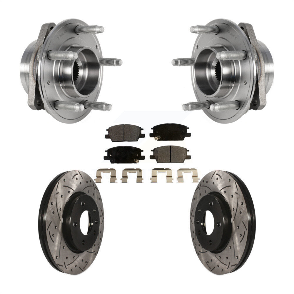 [Avant] Kit d'ensemble roulement de roue et moyeu pour Chevrolet Malibu Buick LaCrosse Regal Sportback TourX KBB-123794 par Transit Auto