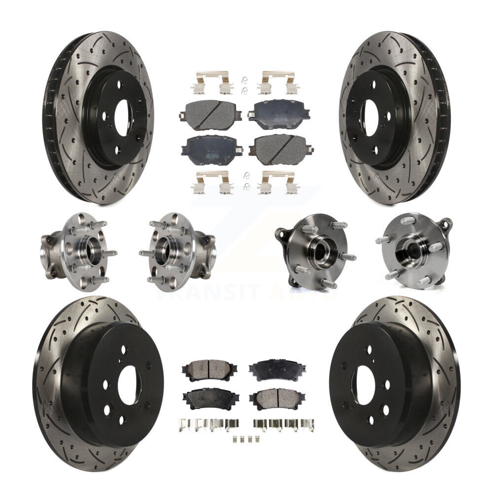 [Avant + Arrière] Kit d'ensemble roulement de roue et moyeu pour Lexus IS250 KBB-123800