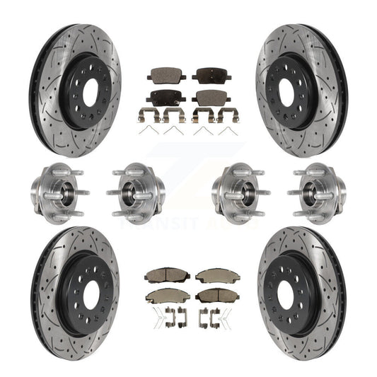 [Avant + Arrière] Kit d'ensemble roulement de roue et moyeu pour 2018-2020 Chevrolet Traverse 4WD KBB-123801